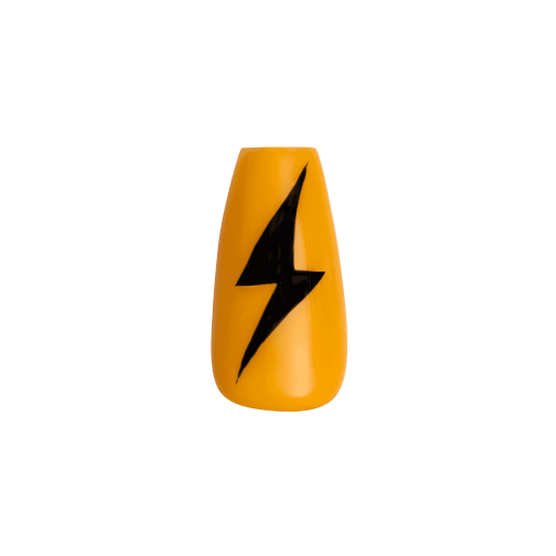 Lightning Bolt Nail Art