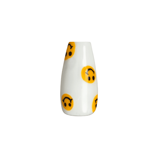 Smiley Face Nail Art