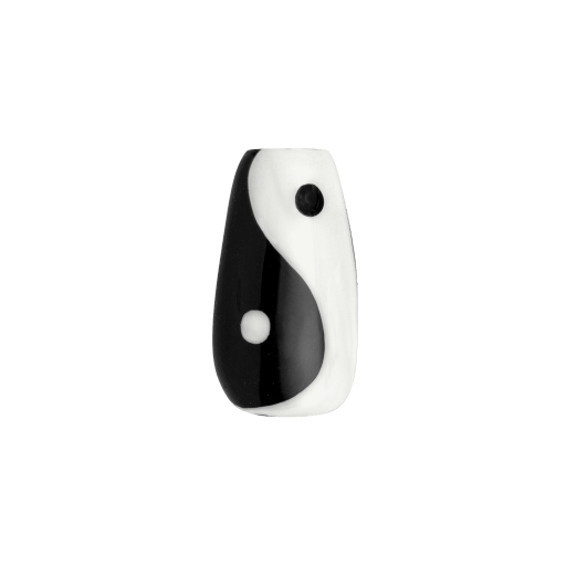 Yin Yang Nail Art